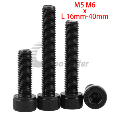 M5 M6 Reverse Left Hand Thread Hex Socket Screw Cap Head 12.9 High ...