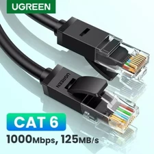 UGREEN Cat6 Ethernet Cable 1000Mbps RJ45 Gigabit LAN Cord For PC PS Xbox 40m Lot