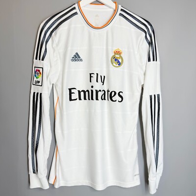 ウェア Real Madrid 13/14 long sleeve jersey L Adidas Real Madrid 2025/26 Long-Sleeve Home Jersey