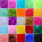 ORGANZA Stoff Perlen Meterware Kleidung Schal Karneval Fasching Neu (0,87€/m²)