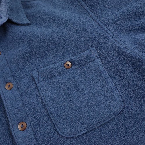 Vtg 90s Patagonia Synchilla Fleece Chore Barn Coat Jacket Mens Small Medium Blue - Picture 6 of 12