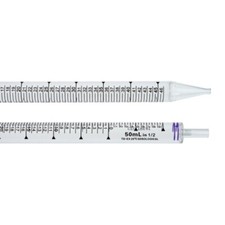 CELLTREAT 50mL Pipet, Individually Wrapped, Paper/Plastic, Bag, Sterile 229031B
