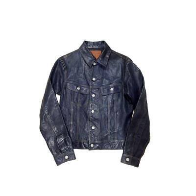 RRL Indigo-Dyed Leather Jacket S | eBay RRL Indigo-Dyed Leather Jacket S | eBay