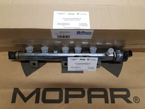 Fuel Rail Jeep Wrangler 2.8L CRD 11-18 New Mopar 68092292AA - Afbeelding 1 van 4