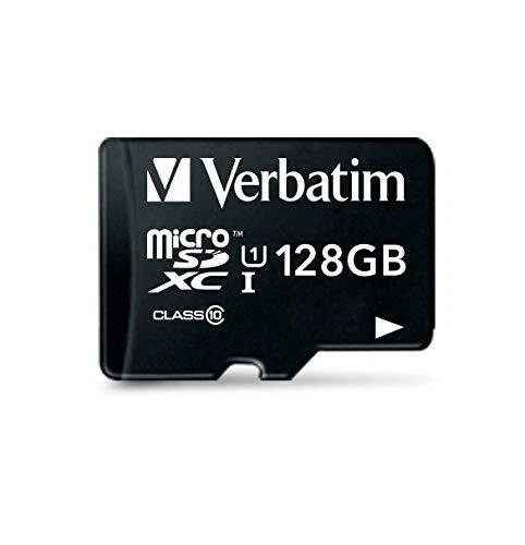 Verbatim 128GB Black MicroSDHC Card UHS I U1 1080p HD Video Speed Class - Image 4 of 4