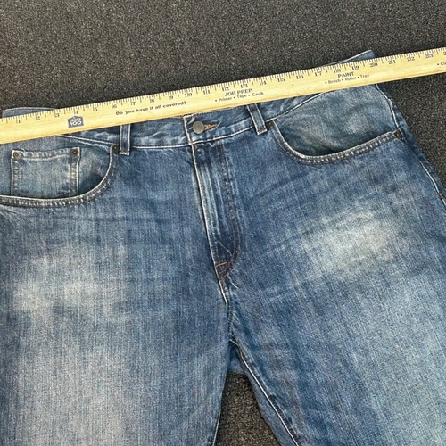 VTG 90's Lacoste Jeans Distressed Denim Pants Baggy Fit Mens Size 40x30 - Picture 5 of 9