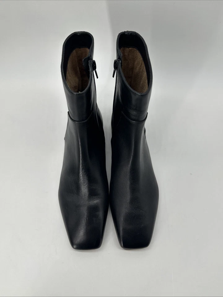 Nuevo Negro Bernardo Mujer’s Talla 8M Botines Zapatos Cuero Hecho en Brasil Foto 2 de 4