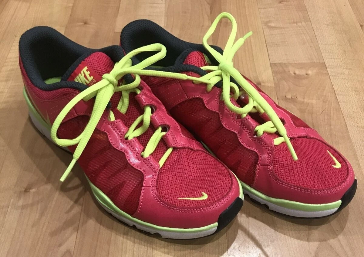 incluir mostaza lengua Women&#039;s Pink and Yellow NIKE Flex TR2 Training Shoes EUC Size 7.5 FREE  SHIPPING | eBay