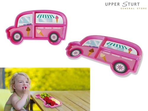 DinnerTime Ice Cream Van Childrens Melamine Plate 1 Piece FREE SHIPPING