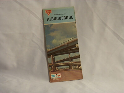Vintage Conoco Road Map: Touraide Map of Albuquerque