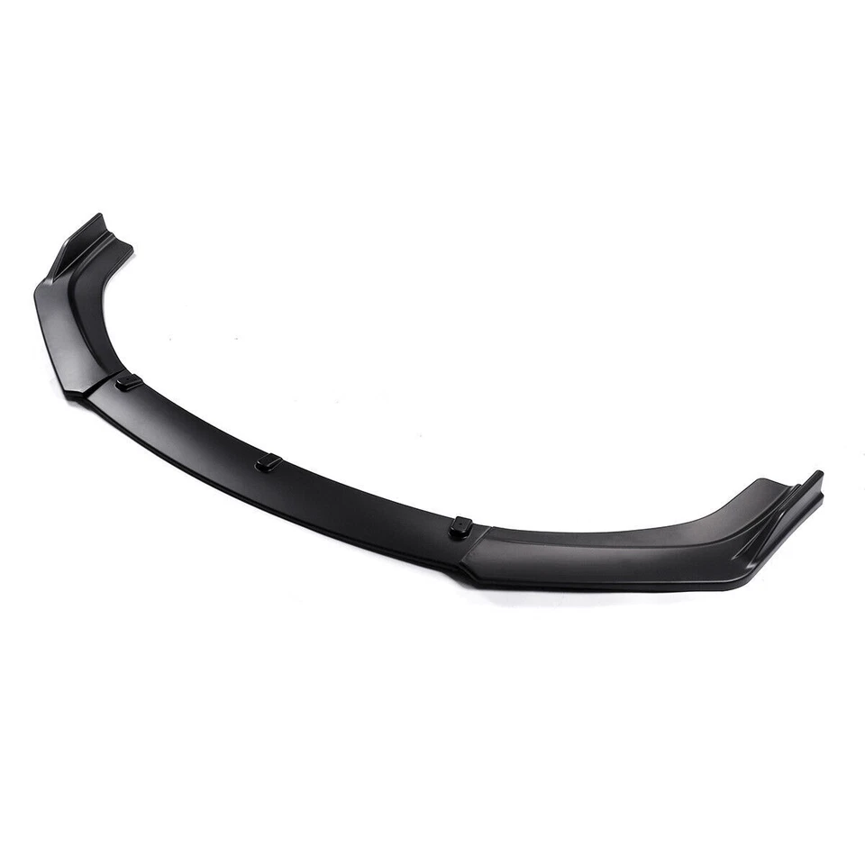 For Audi A4 S4 Rs4 2008-2012 B8 Front Bumper Lip Spoiller Splitter Matte Black Foto 2 de 4