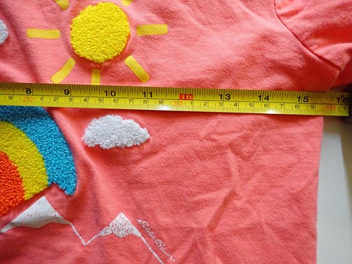 Girls T-shirts Eddie Bauer Size XL 16 Coral and Light Purple Casual Short Sleeve - Picture 8 of 21