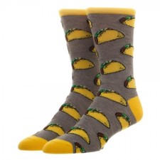 Taco Socks Mexican Food Tacos Novelty Gift - 1 Pair