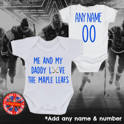 Maple Leafs ''Me & My Daddy Love'' Opa Mama personalisiert Strampler Geschenk