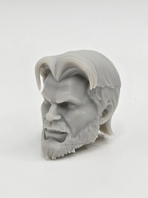 3d Printed OMNI-MAN BEARD HEAD 1:12  6'' GI Joe Classified/Marvel Legend (O)