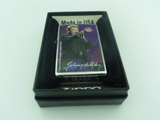 BRIQUET ZIPPO ESSENCE - JOHNNY HALLYDAY NOIR - Collection , OCCASION TBE - A 12
