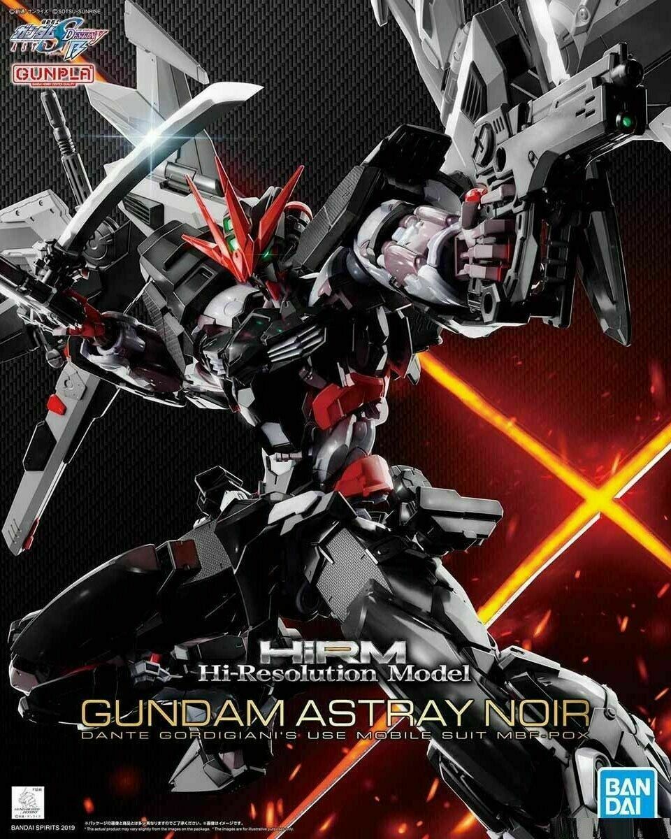 Bandai Gunpla Hi-Resolution HIRM Gundam Astray Noir 1/100 model