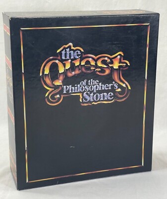 The Quest of the Philosopher's Stone Board Game / RPG 1st Edition COMPLETE