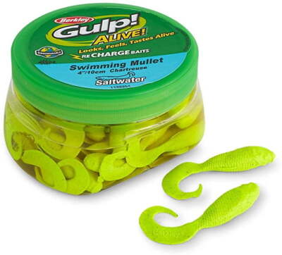 Berkley Gulp Alive Saltwater Swimming Mullet (3''-6'', Pint, Asst. Colors).NEW.USA