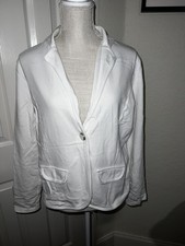 Womens Miss Etam Blazer / Jacket White Color- Size Xl