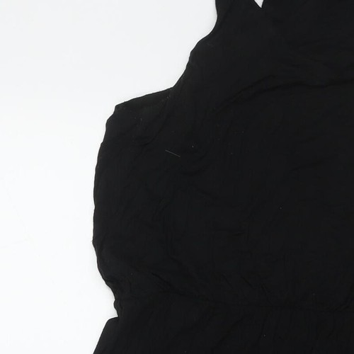 Maglione donna Boohoo nero viscosa maxi taglia 14 scollo a scoop - Foto 9 di 10