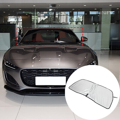 Front Windshield Sunshade UV Block Visor Cover For Jaguar F-Type 2013-2023
