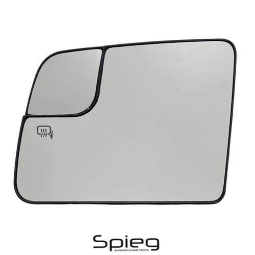 Side Mirror Glass for 11-13 FORD TRANSIT CONNECT Left Driver Side Heated Spotter
