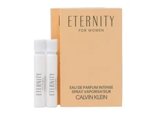 CALVIN KLEIN ETERNITY INTENSE FOR WOMEN 1.2ml .04oz x 2 PERFUME SPRAY SAMPLES