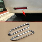 Fits 2011-2020 Toyota Sienna Chrome Rear Bumper Fog Light Reflector Cover Decor