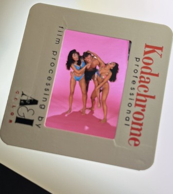 1980's Semi Nude Lesbian Women ORIGINAL 35MM PHOTO SLIDE - MY PINUP