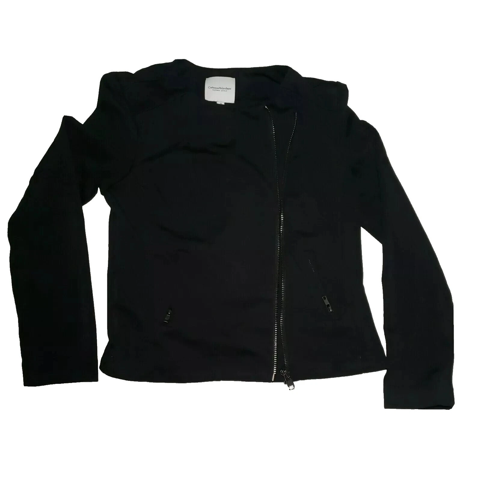 Abrigos sólido negro Catherine Malandrino, chaquetas y chalecos para Mujeres