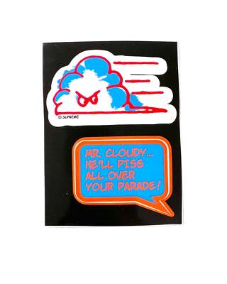 2004 Supreme Mr. Cloudy sticker rare | eBay