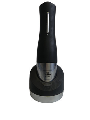 The Sharper Image   Automatischer Weinflaschenöffner KP-W100, Schwarz, aufladbar