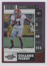 2022 Chronicles Draft Picks Contenders Optic Purple Prizm /49 Zamir White z6b