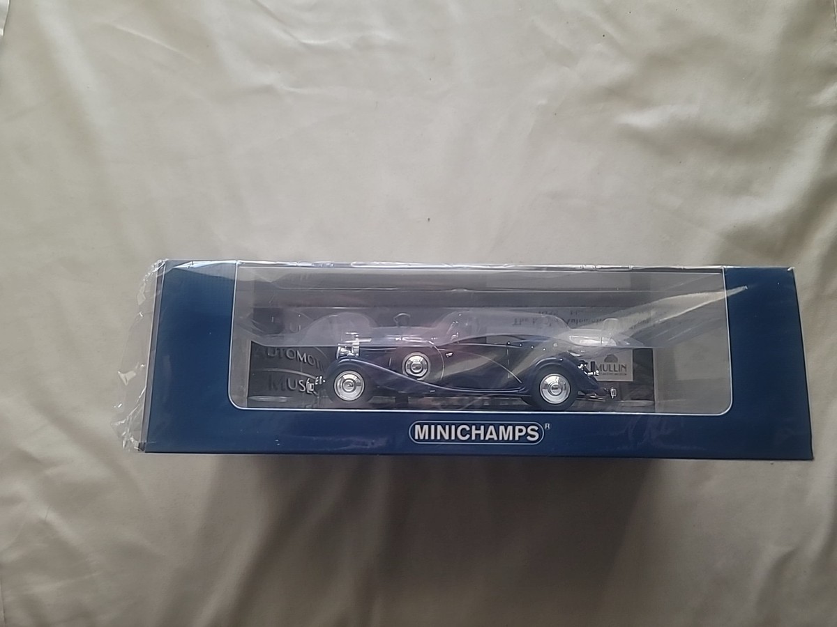Miniature Hispano-Suiza J12 Cabriolet 1935 - Minichamps Museum Mullin 1/43, Métal, Occasion