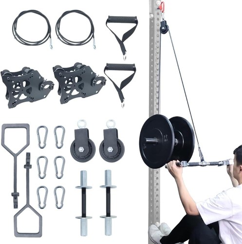 Pulley System Gym Power Rack Attachments Smith Machine Attachments ...