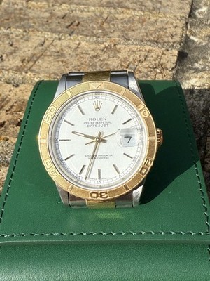 2001 Rolex Datejust 36 18k Gold/Steel 2-Tone Turn-O-Graph Ref. 16263 Thunderbird