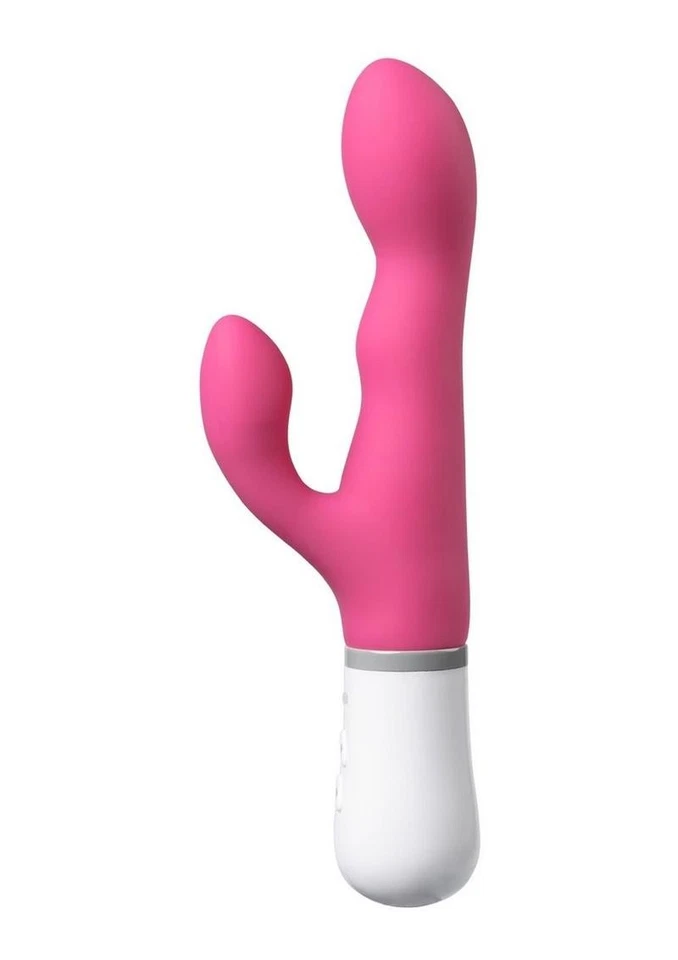 Vibrador de conejo compatible con la aplicación Lovense Nora - Rosa Foto 2 de 4