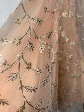 Kids 6-7 Yrs Indian Pakistan GOTA WORK Long GOWN Light Orange Beautiful Dress