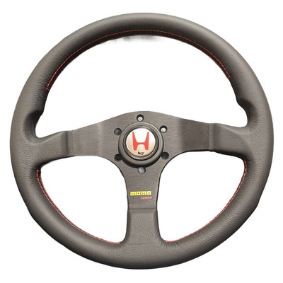 MOMO CORSE Steering Wheel 320mm Leather Type R Civic Accord NSX
