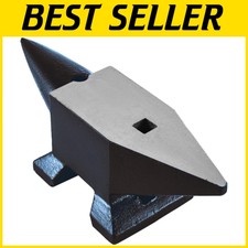 110 lb Cast Steel Anvil, 16.5 x 5.9 in, Black...
