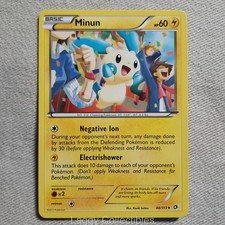 Pokemon Legendary Treasures 48/113 Minun - Uncommon - Heavily Played on eBay