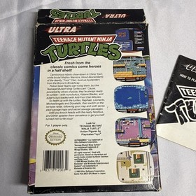Teenage Mutant Ninja Turtles 1 (Nintendo NES) in scatola con istruzioni