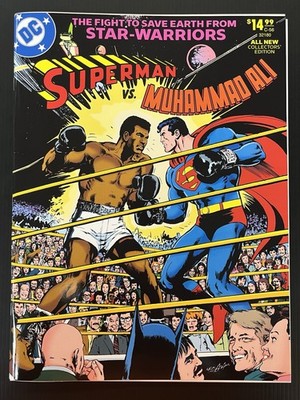 ALL-NEW COLLECTORS EDITION SUPERMAN VS MUHAMMAD ALI 2024 NM- FACSIMILE PROSHIPS