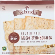 Gluten Free Onion Matzo Squares 10.5 Oz(Case Of 12) By Yehuda