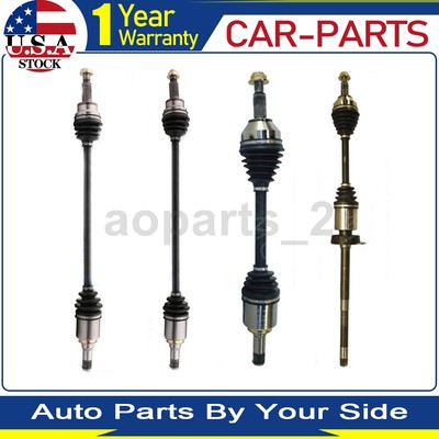 4 Front Rear TrakMotive CV Axle Joint Shaft For Ford Taurus X 2009_AR