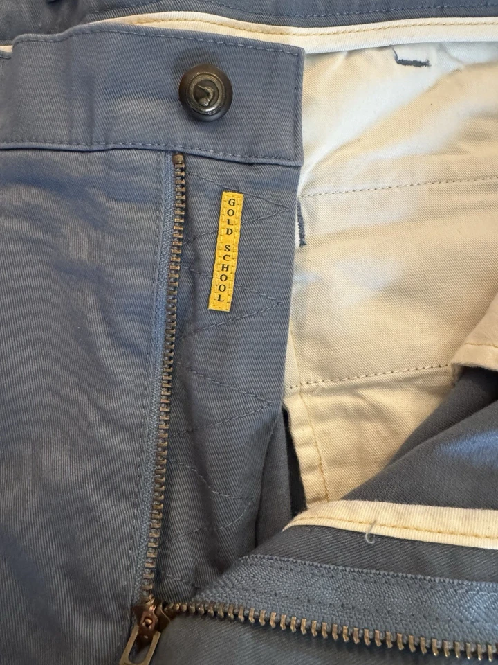 Chino escolar Duck Head Classic Fit dorado - azul vintage 34/30 Foto 2 de 4