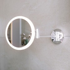 RAK Demeter Plus Round LED 3x Magnifying Mirror 213mm H x 200mm W Illuminated