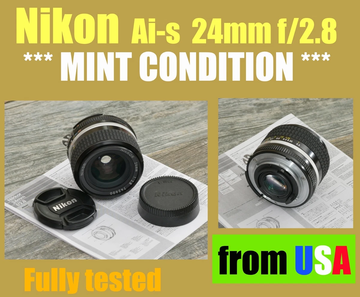 Nikon AI-S f/2.8 Camera Lenses 24mm Focal for sale | eBay