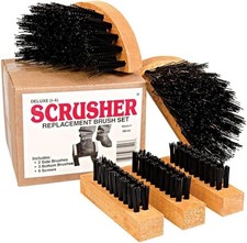 Deluxe Boot Cleaner Replacement Brush Set Five Pieces Boot Brush